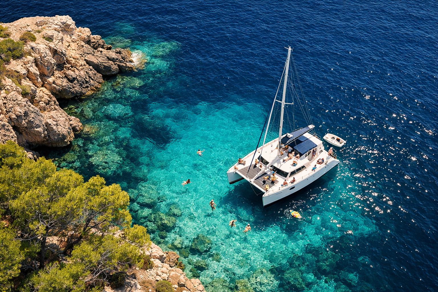 Catamaranes desde Santa Eulalia