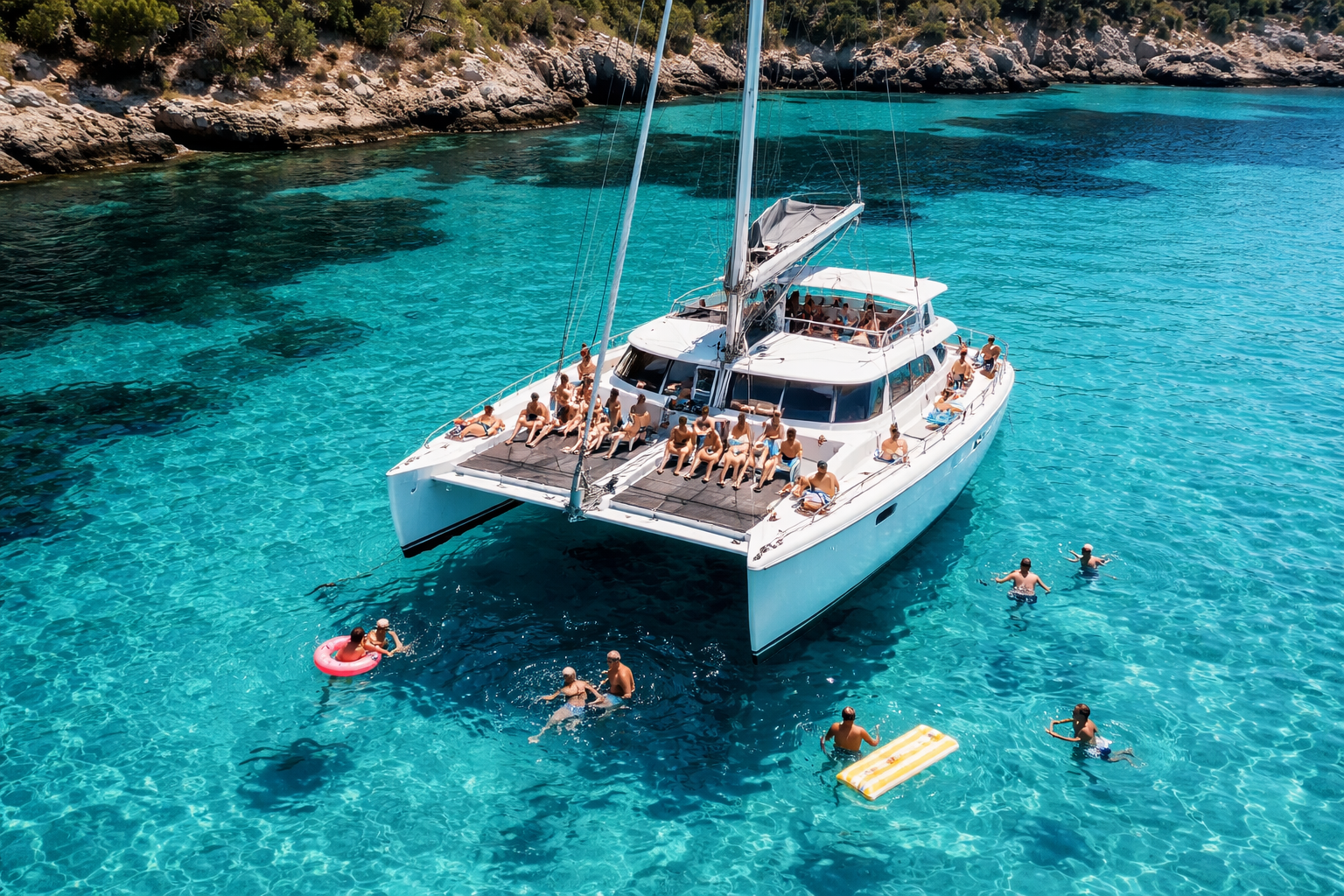 Barcos grupo grande Ibiza